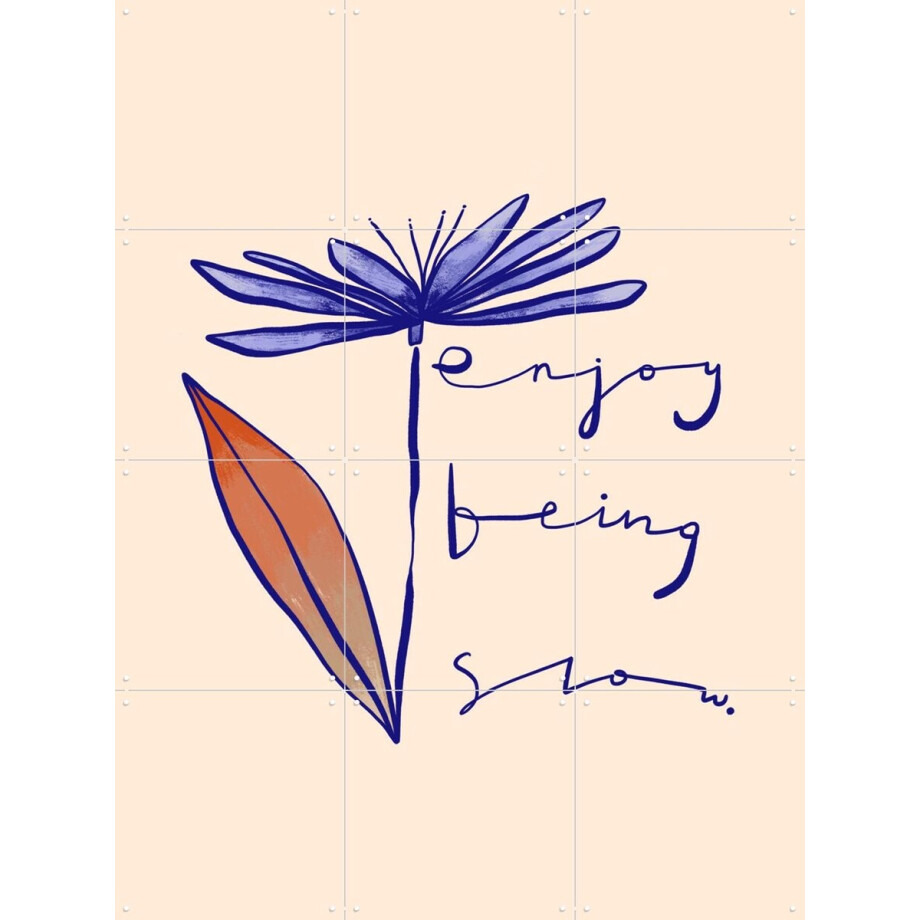 IXXI Enjoy Being Slow, Gozde - 60 x 80 cm - Gratis ophangtool - Grote wanddecoratie en posters - Grafisch Ontwerp, Speels, Line art, Illustraties IXXI Enjoy Being Slow, Gozde - 60 x 80 cm - Gratis ophangtool - Grote wanddecoratie en posters - Grafisch Ontwerp, Speels, Line art, Illustraties afbeelding 1