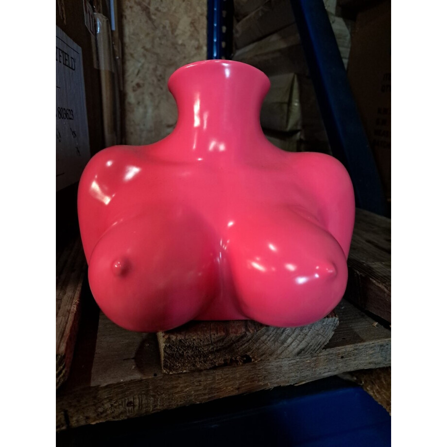 Housevitamin vaas Breasts roze 17 cm afbeelding 1