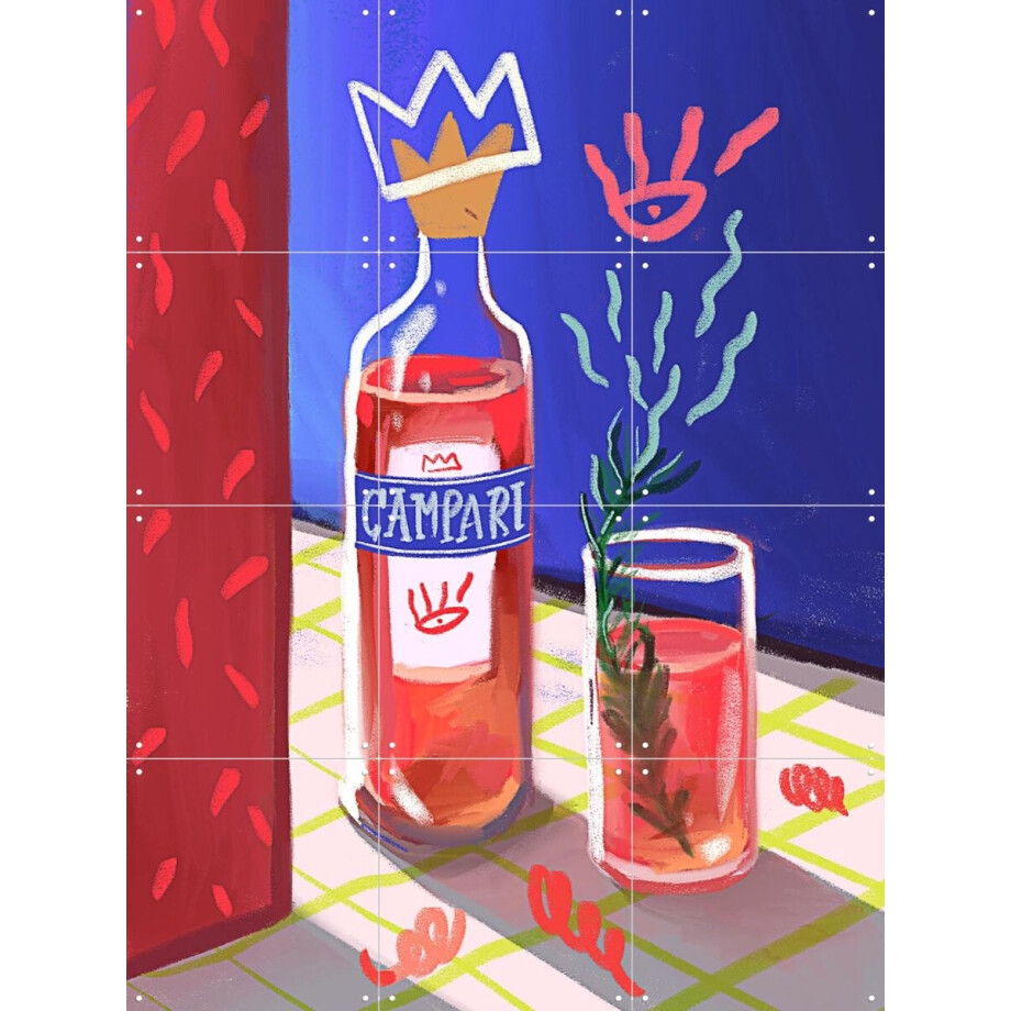 IXXI Campari, Pop-art by Tadej - 60 x 80 cm - Gratis ophangtool - Grote wanddecoratie en posters - Pop art, Digitale Kunst, Illustraties, Kleurrijk IXXI Campari, Pop-art by Tadej - 60 x 80 cm - Gratis ophangtool - Grote wanddecoratie en posters - Pop art, Digitale Kunst, Illustraties, Kleurrijk afbeelding 1