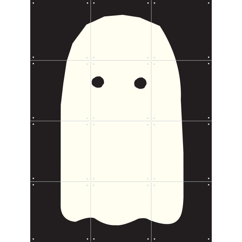 IXXI Spookje II, Mella Mella - 60 x 80 cm - Gratis ophangtool - Grote wanddecoratie en posters - Minimalistisch, Speels, Cartoonesk, Illustraties IXXI Spookje II, Mella Mella - 60 x 80 cm - Gratis ophangtool - Grote wanddecoratie en posters - Minimalistisch, Speels, Cartoonesk, Illustraties afbeelding 1