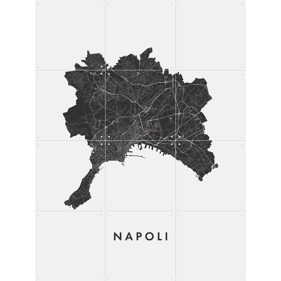 IXXI Napoli City Map, Kunst in Kaart - 60 x 80 cm - Gratis ophangtool - Grote wanddecoratie en posters - Grafisch Ontwerp, Technische Tekening IXXI Napoli City Map, Kunst in Kaart - 60 x 80 cm - Gratis ophangtool - Grote wanddecoratie en posters - Grafisch Ontwerp, Technische Tekening afbeelding 1