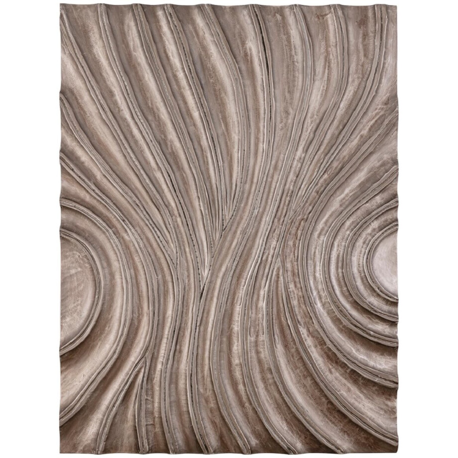 PTMD Wandpaneel Reddie - 90x7x120 cm - MDF - Bruin PTMD Wandpaneel Reddie - 90x7x120 cm - MDF - Bruin afbeelding 1