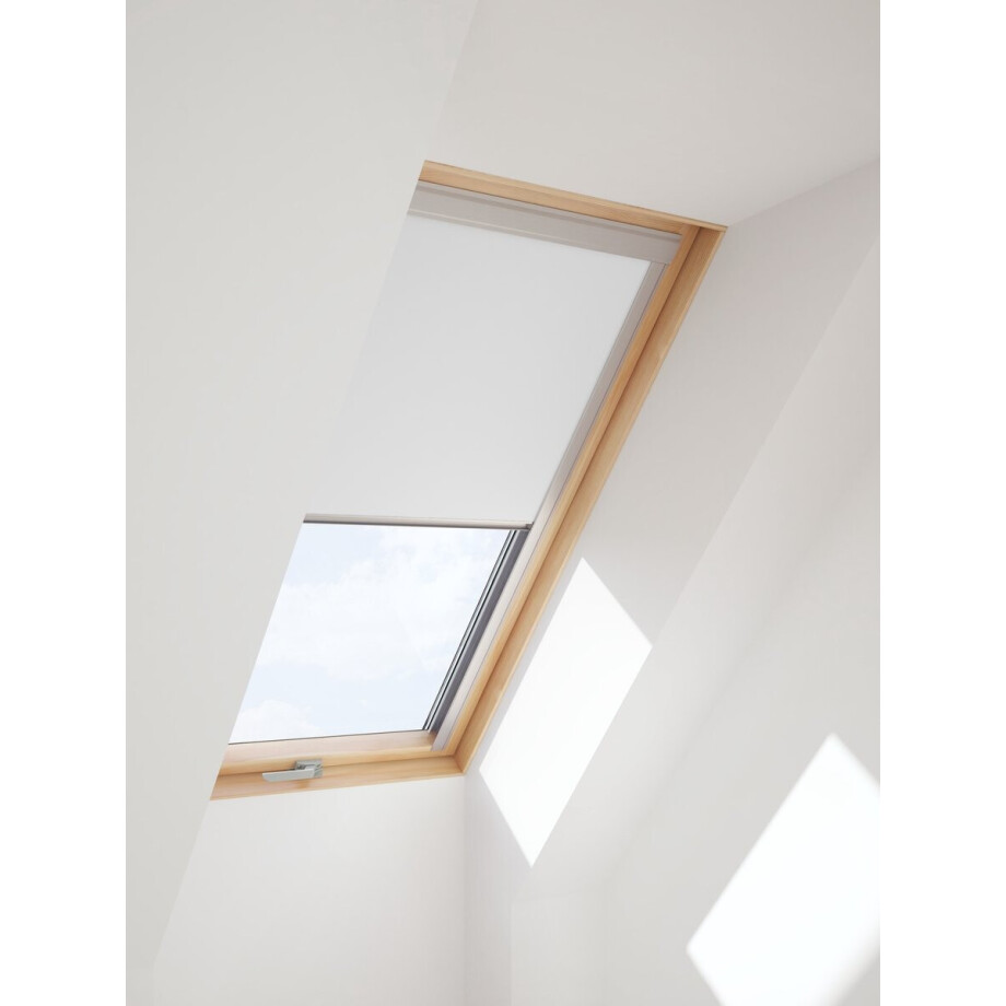 Contrio verduisterende rolgordijn voor Velux ® dakraam - GGL - UK08 Wit (134X140) afbeelding 1
