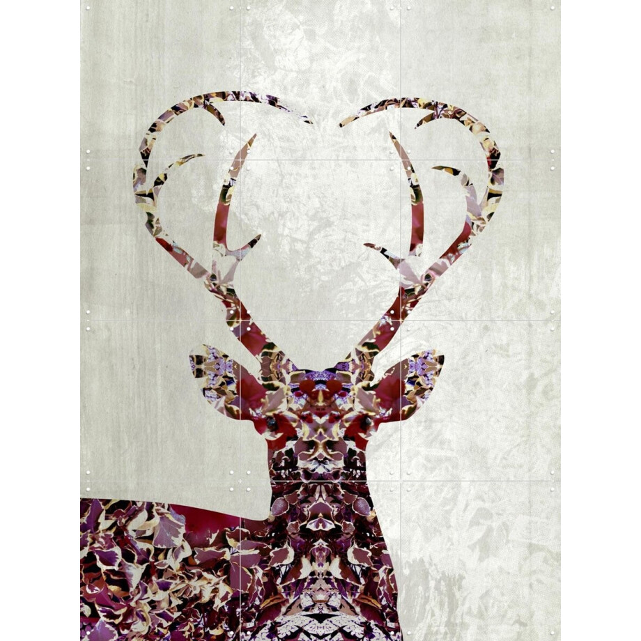 IXXI My Deer Love, Angelo Cerantola - 60 x 80 cm - Gratis ophangtool - Grote wanddecoratie en posters - Collage, Digitale Kunst, Illustraties afbeelding 1
