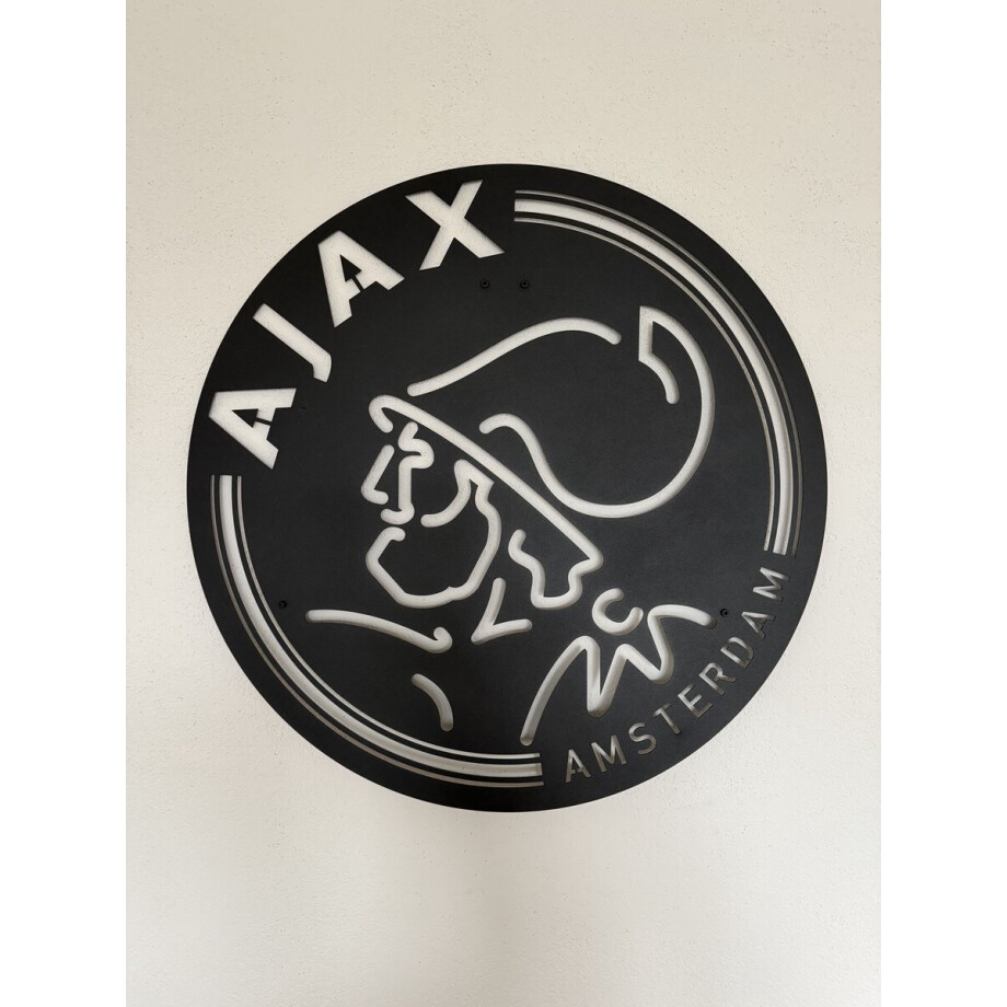 Ajax-Wanddecoratie Voetbal-Ajax Wanddecoratie-Ajax Muurdecoratie-Muurdecoratie metaal-Wanddecoratie Metaal-Ajax Logo-Amsterdam-Voetbal fan afbeelding 1