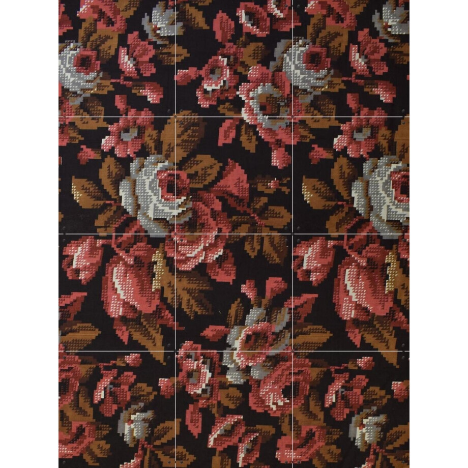 IXXI Berlin Woolwork Chintz, Victoria and Albert Museum - 60 x 80 cm - Gratis ophangtool - Grote wanddecoratie en posters - Decoratieve kunsten afbeelding 1