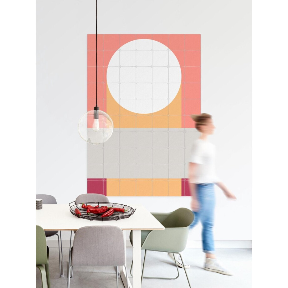 IXXI Many Shapes of... 2, Studio Kars + Boom - 80 x 100 cm - Gratis ophangtool - Grote wanddecoratie en posters - Minimalistisch, Abstract afbeelding 1