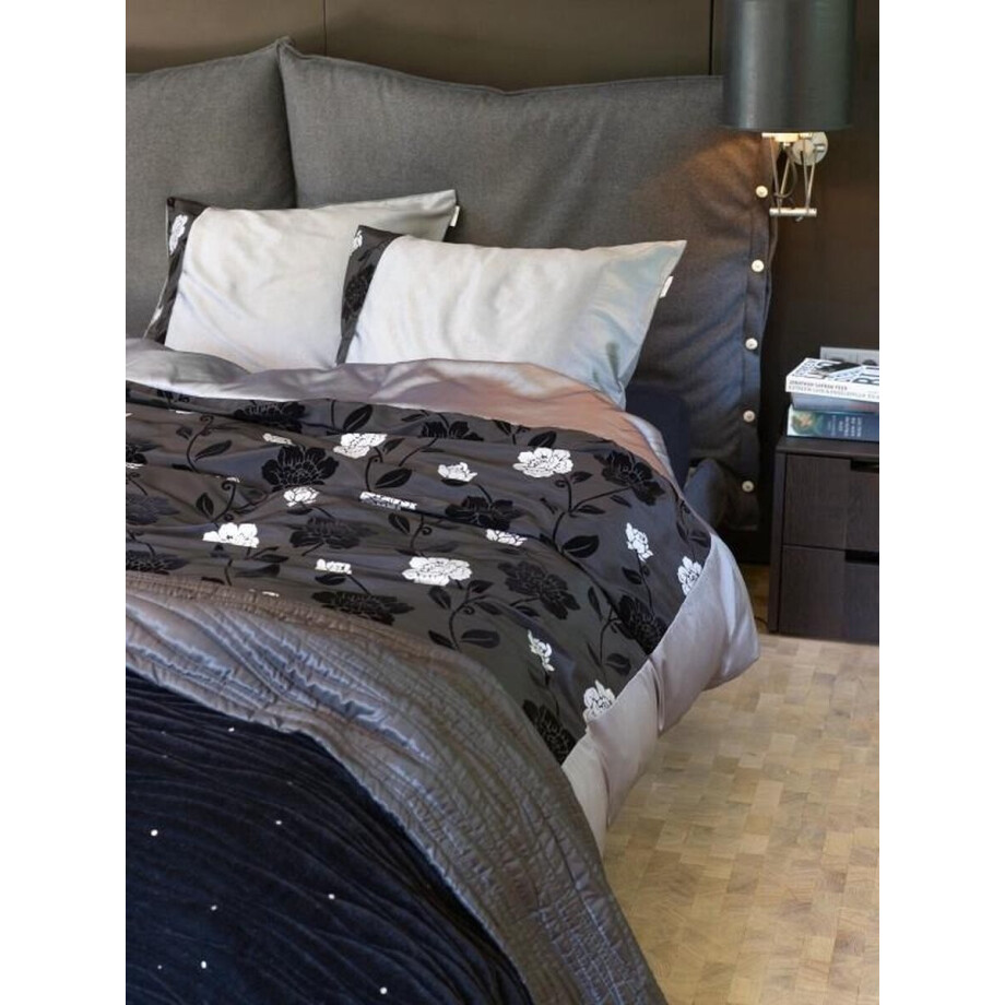 Essenza Palazzo Sprei - Eenpersoons - 180x260 - Zwart afbeelding 1