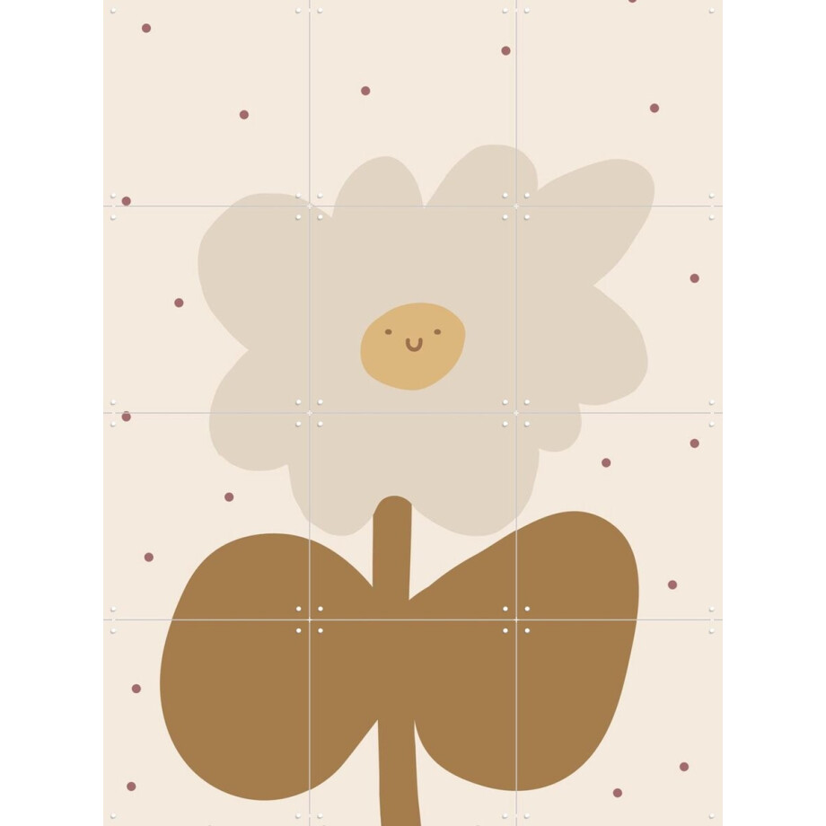 IXXI Whoopsie Daisy, Little Otja - 60 x 80 cm - Gratis ophangtool - Grote wanddecoratie en posters - Grafisch Ontwerp, Speels, Cartoonesk afbeelding 1