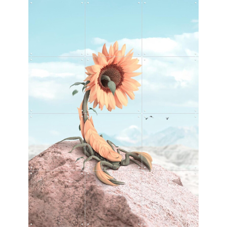 IXXI Stinging Beauty, Julien Tabet - 60 x 80 cm - Gratis ophangtool - Grote wanddecoratie en posters - Digitale Kunst, Fantasierijk, Speels afbeelding 1