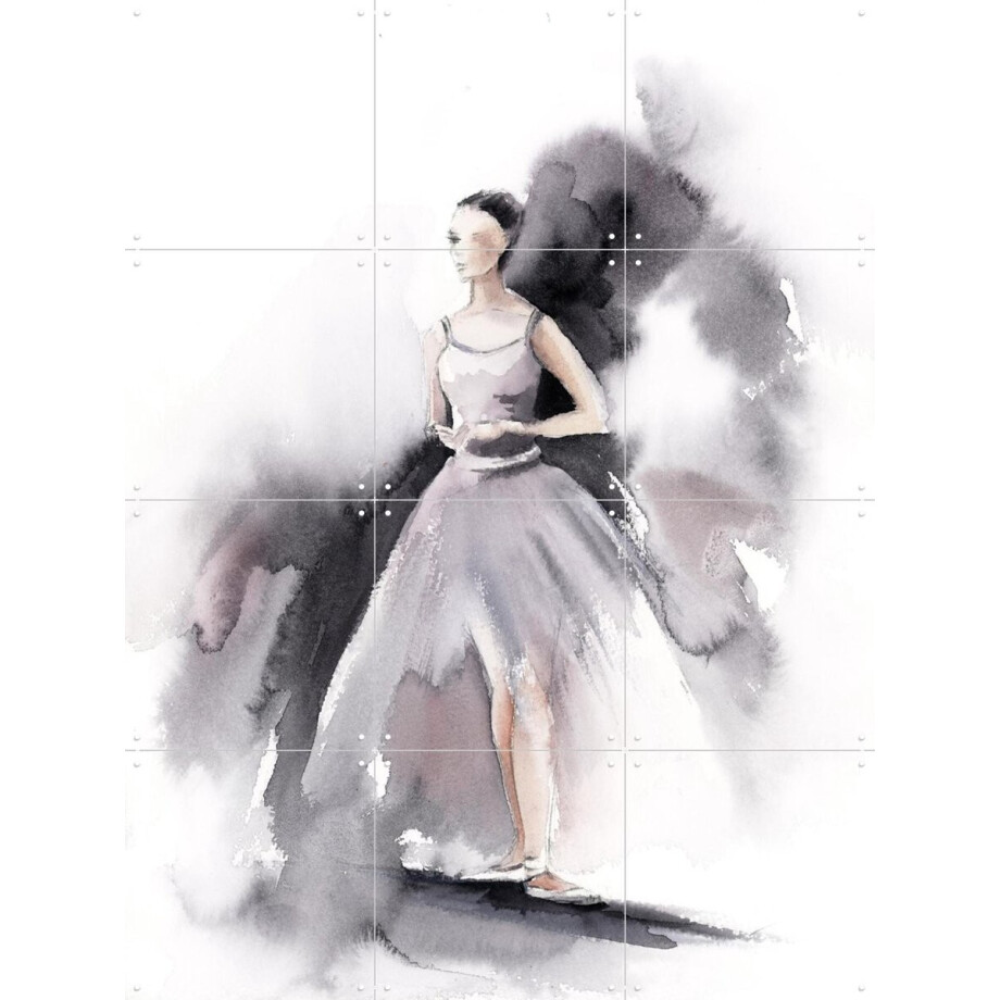 IXXI Ballerina Purple 1, Canot Stop Painting - 60 x 80 cm - Gratis ophangtool - Grote wanddecoratie en posters - Aquarel, Illustraties, Woonkamer IXXI Ballerina Purple 1, Canot Stop Painting - 60 x 80 cm - Gratis ophangtool - Grote wanddecoratie en posters - Aquarel, Illustraties, Woonkamer afbeelding 1