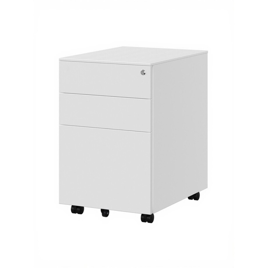 Ladeblok - Verrijdbaar - 3 lades - Onder bureau Ladeblok - Verrijdbaar - 3 lades - Onder bureau afbeelding 1