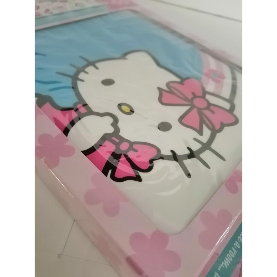 Hello Kitty - Muurstickers - Roze/blauw - Max. 23,8x22,3 cm afbeelding 1