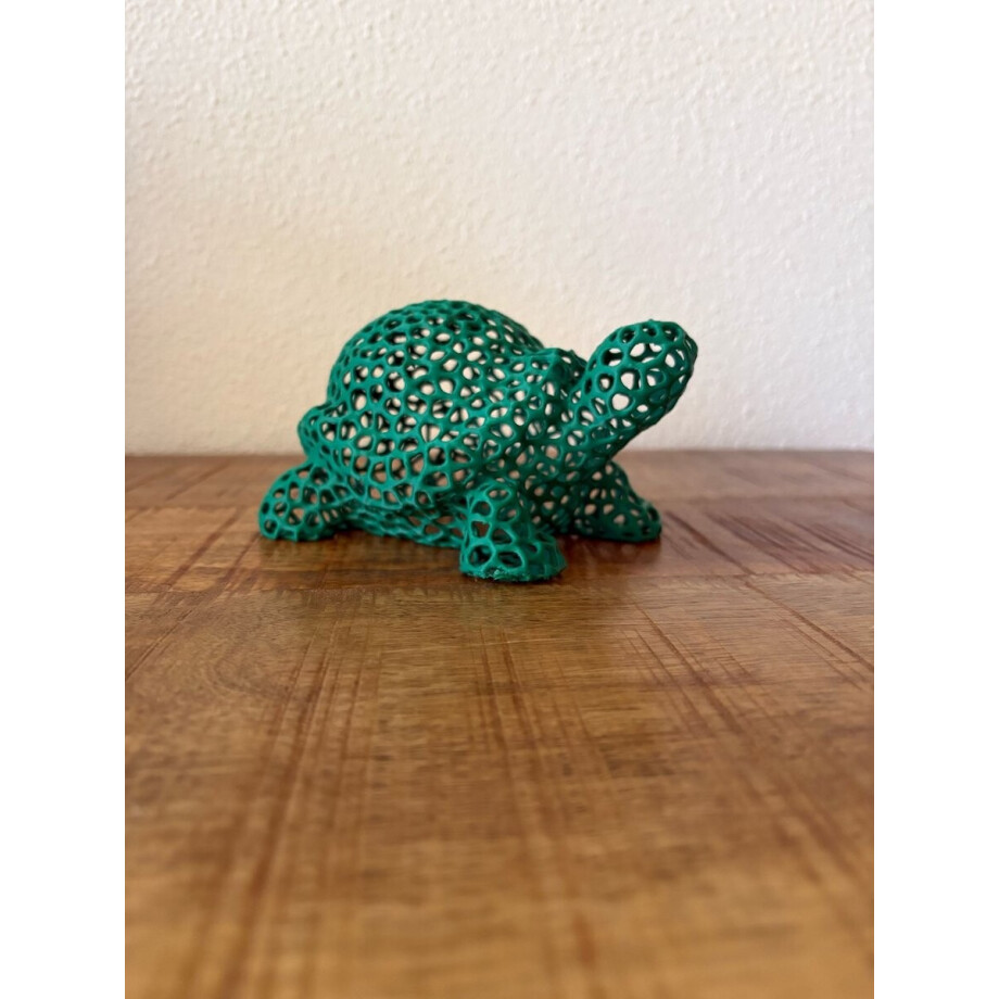 Schildpad – Waxinelichthouder – Groen – 3D geprint - 3DPrintingArtist afbeelding 1