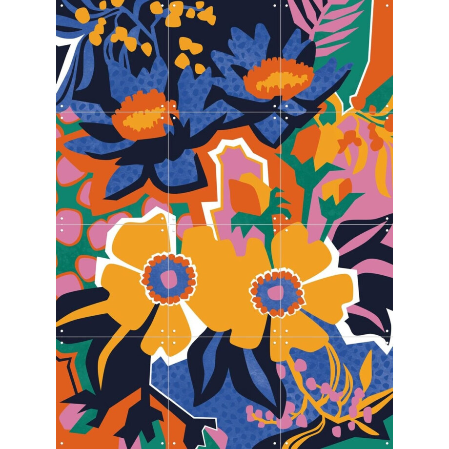 IXXI Getting Me Down, Megan Gallagher - 60 x 80 cm - Gratis ophangtool - Grote wanddecoratie en posters - Illustraties, Grafisch Ontwerp, Speels, Pop afbeelding 1