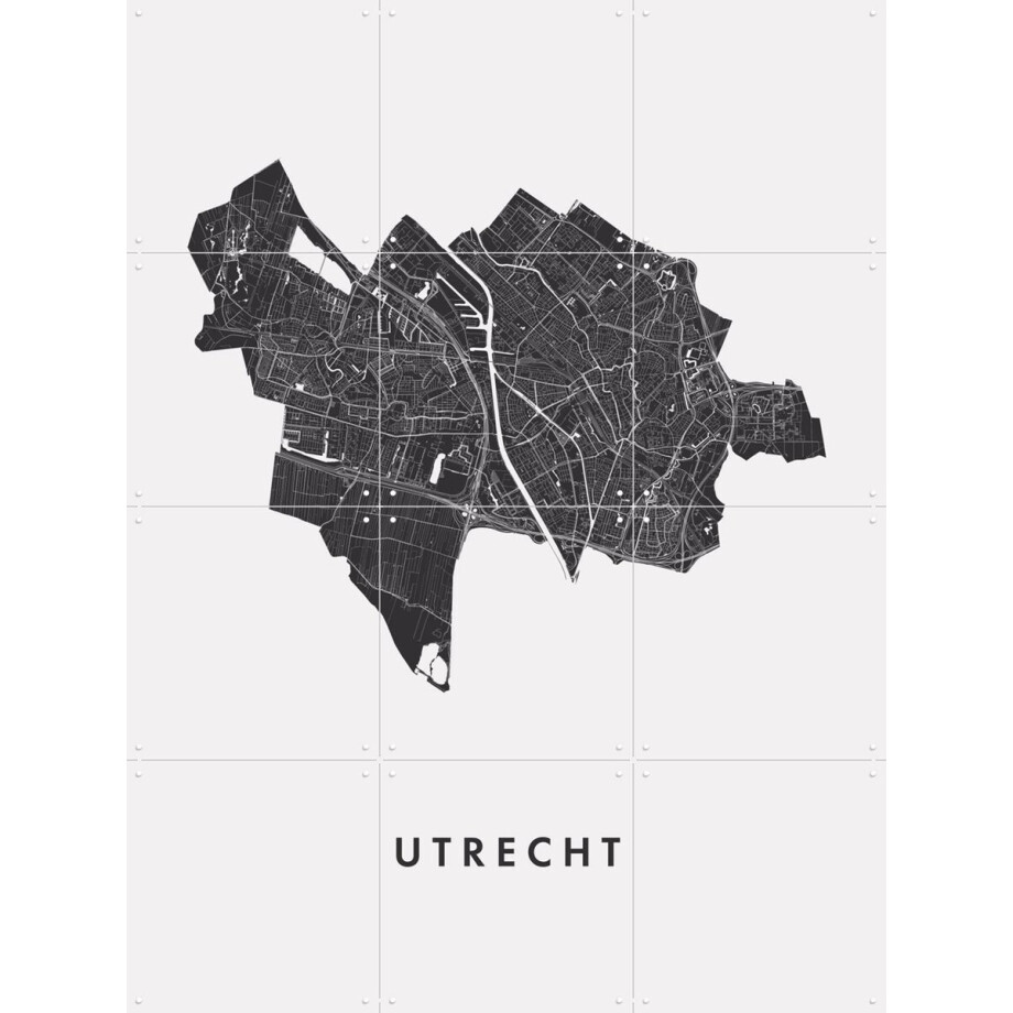 IXXI Utrecht City Map, Kunst in Kaart - 60 x 80 cm - Gratis ophangtool - Grote wanddecoratie en posters - Grafisch Ontwerp, Abstract, Minimalisme IXXI Utrecht City Map, Kunst in Kaart - 60 x 80 cm - Gratis ophangtool - Grote wanddecoratie en posters - Grafisch Ontwerp, Abstract, Minimalisme afbeelding 1