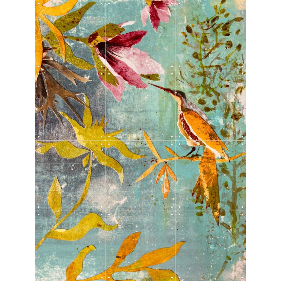 IXXI Blue Paradise, RAR Kramer - 60 x 80 cm - Gratis ophangtool - Grote wanddecoratie en posters - Abstract, Gemengde Technieken, Fantasierijk afbeelding 1