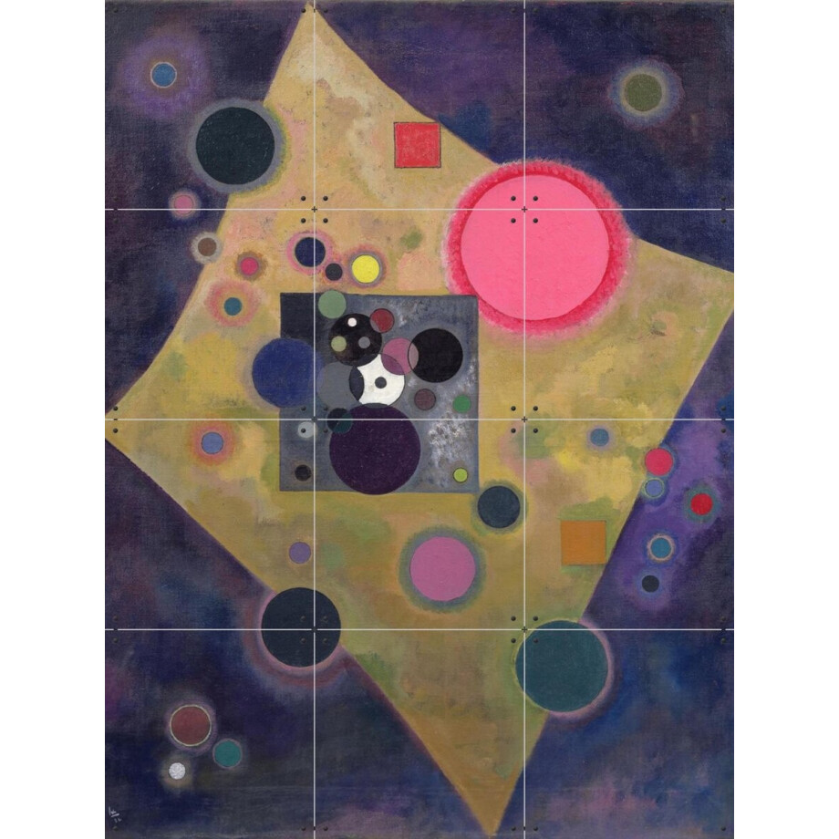 IXXI Accent en Rose, Kandinsky & Bridgeman Images - 60 x 80 cm - Gratis ophangtool - Grote wanddecoratie en posters - Olieverf, Kleurrijk, Klassiek IXXI Accent en Rose, Kandinsky & Bridgeman Images - 60 x 80 cm - Gratis ophangtool - Grote wanddecoratie en posters - Olieverf, Kleurrijk, Klassiek afbeelding 1