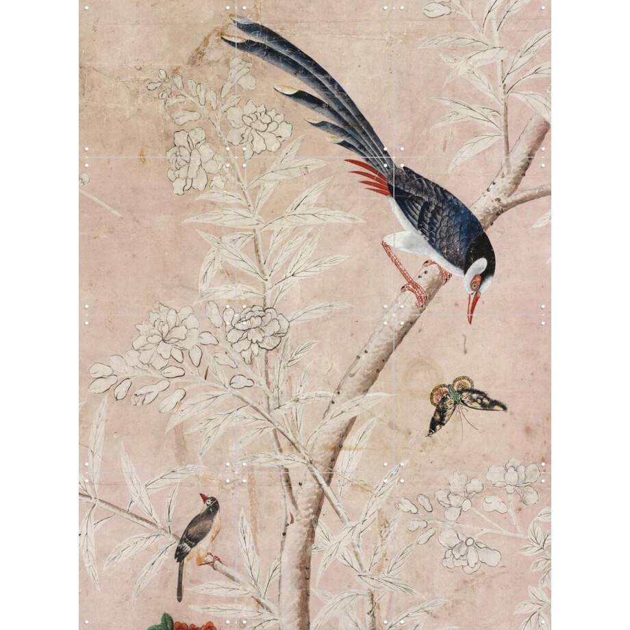 IXXI Chinoiserie, Victoria and Albert Museum - 60 x 80 cm - Gratis ophangtool - Grote wanddecoratie en posters - Illustraties, Klassiek, Ukiyo-e afbeelding 1