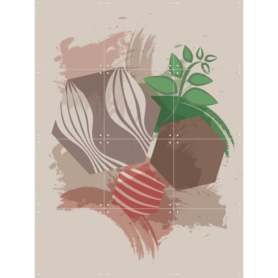 IXXI Origins, Markus Laible - 60 x 80 cm - Gratis ophangtool - Grote wanddecoratie en posters - Grafisch Ontwerp, Digitale Kunst, Abstract afbeelding 1