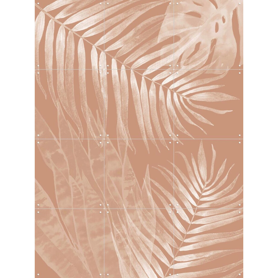 IXXI Mocha Leaves No. 1, Melloi Art & Various - 60 x 80 cm - Gratis ophangtool - Grote wanddecoratie en posters - Naturalisme, Illustraties afbeelding 1
