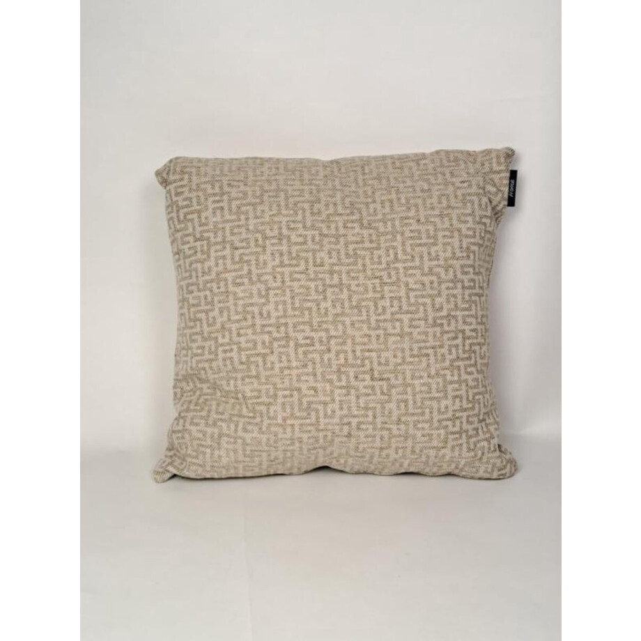 Madison sierkussen 45x45cm Maze Taupe afbeelding 1