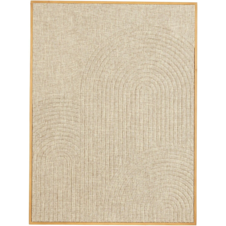 Mica Decorations Mista Wanddecoratie - L60 x B3 x H80 cm - 100% FSC - Mdf - Bruin afbeelding 1