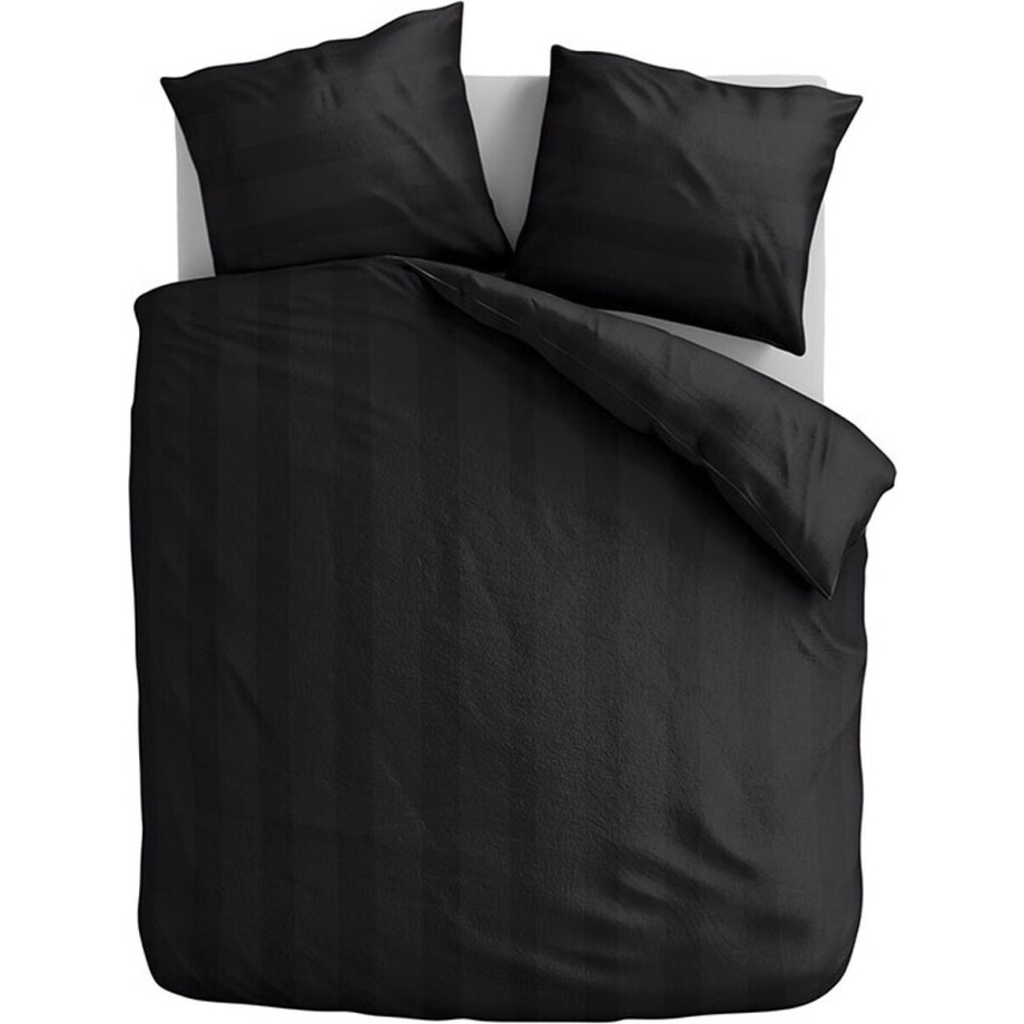Hotel Home Collection - Dekbedovertrek - Chelsea - Zwart afbeelding 1