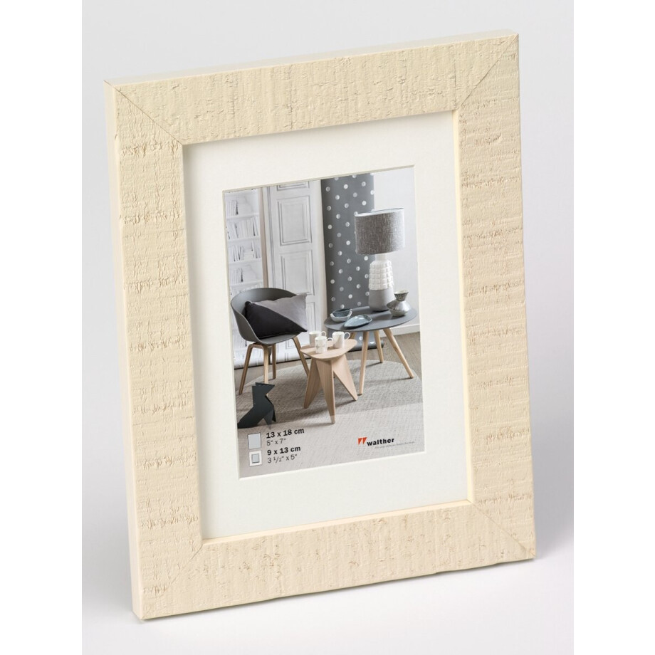 Walther Home - Houten lijst - Fotoformaat 13x18 cm - Wit Walther Home - Houten lijst - Fotoformaat 13x18 cm - Wit afbeelding 1