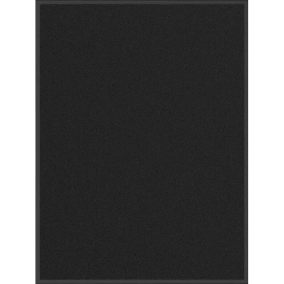 vidaXL Deurmat - 90x120 cm - Zwart - Antislip Deurmat - Deurmatten - Mat - Voordeur Mat afbeelding 1