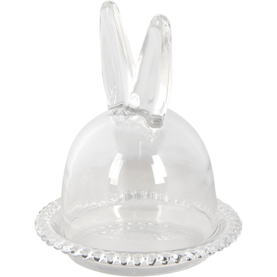 Clayre & Eef Stolp Konijn Ø 14x16 cm Glas afbeelding 1