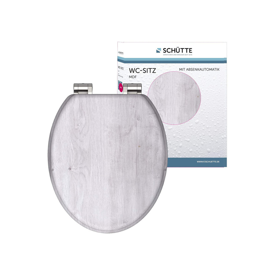 Schütte WC-bril (lichte houtlook) Schütte WC-bril (lichte houtlook) afbeelding 1