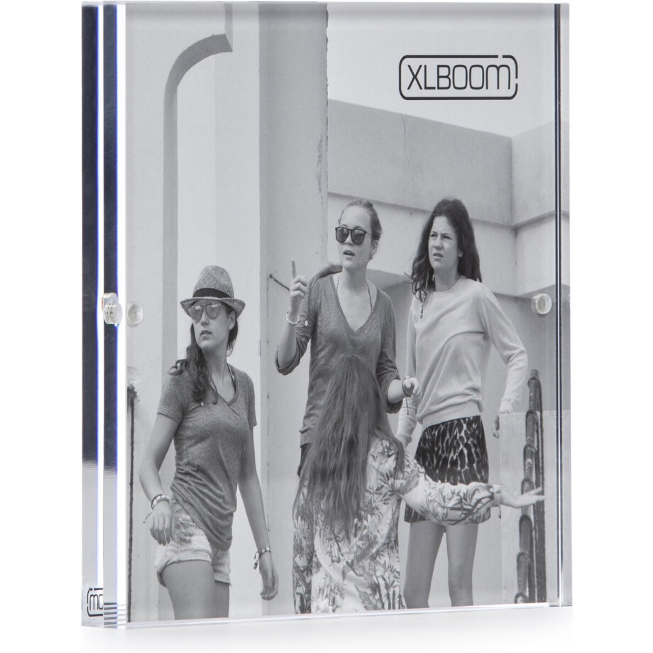 XLBoom Acrylic Magnetic Fotolijst 18x18cm Clear - magnetische minimalistische fotolijst in acryl transparant - design fotokader afbeelding 1
