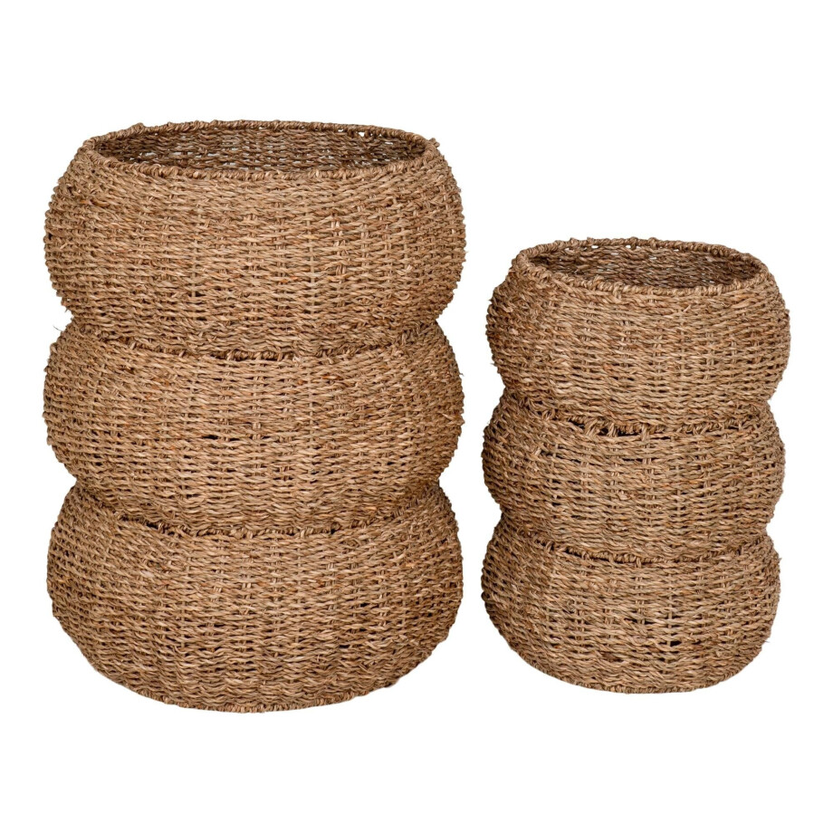 Set van 2 opbergmanden Sarbas zeegras | House Nordic afbeelding 1