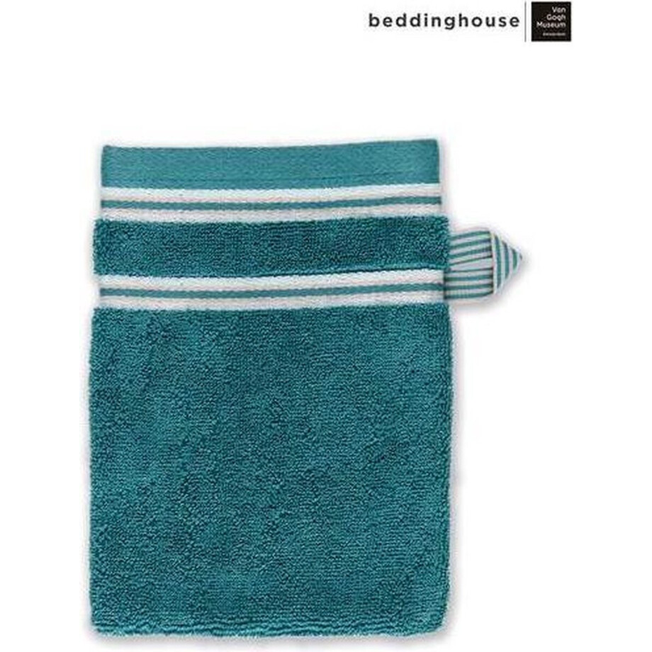 Beddinghouse Fleurir - Washandje - 16x22 cm - Blue afbeelding 1