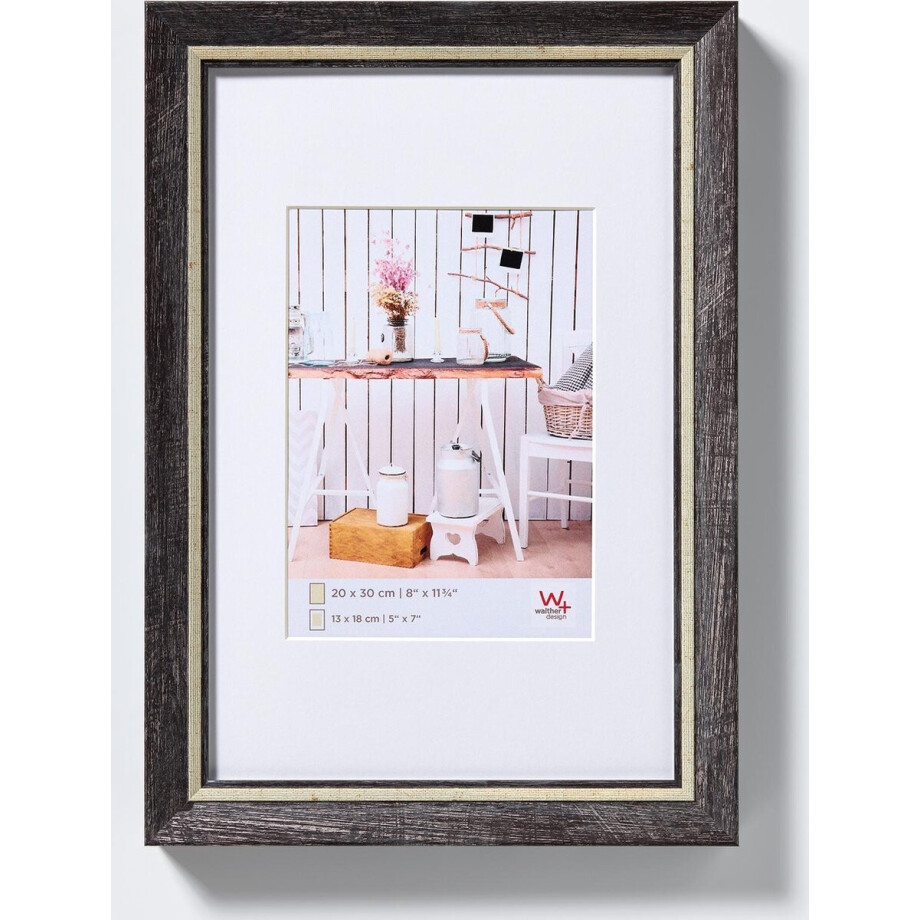 Walther Chalet - Fotolijst - Fotoformaat 30x40 cm - Zwart afbeelding 1