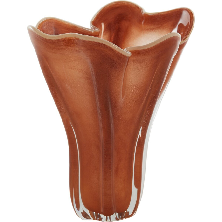 Light & Living - Vaas KAZUNO - Ø26x32cm - Oranje afbeelding 1