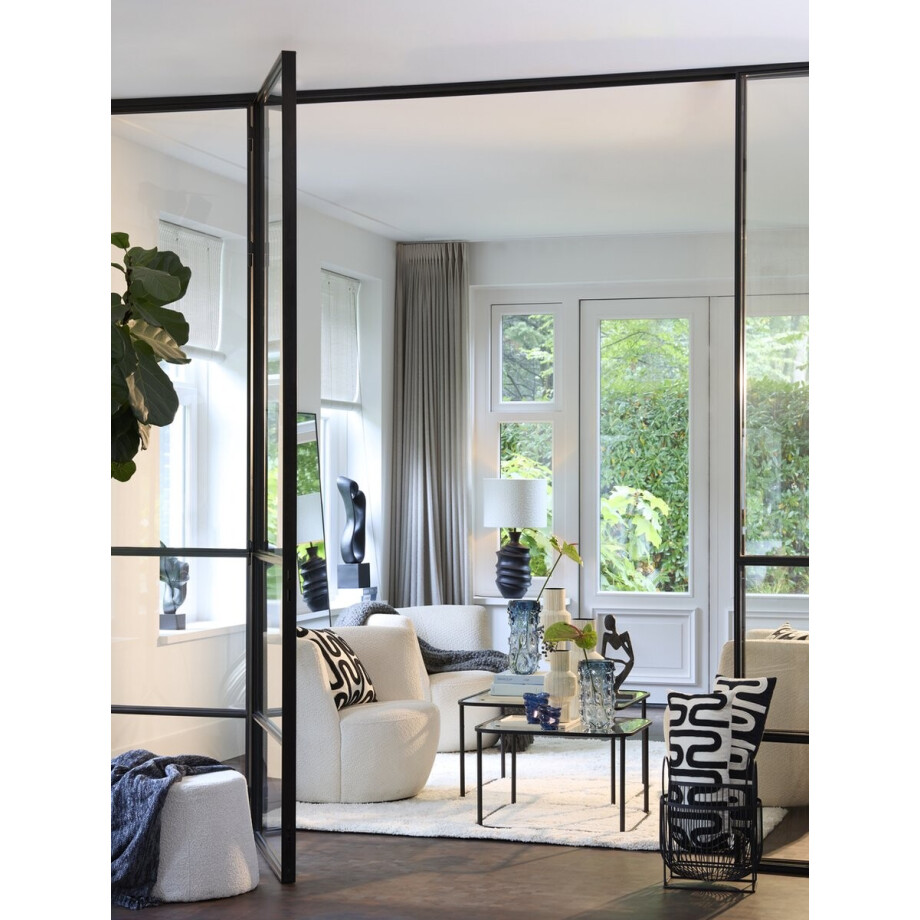 Light & Living - Plaid RISCA - 170x130x0.5cm - Grijs afbeelding 1