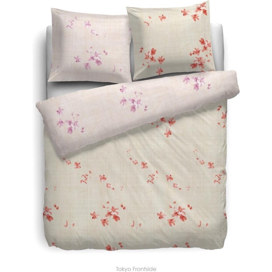 HNL Velvet Touch Tokyo Dekbedovertrek - Litsjumeaux XL - 260x200/220 cm - Lila afbeelding 1