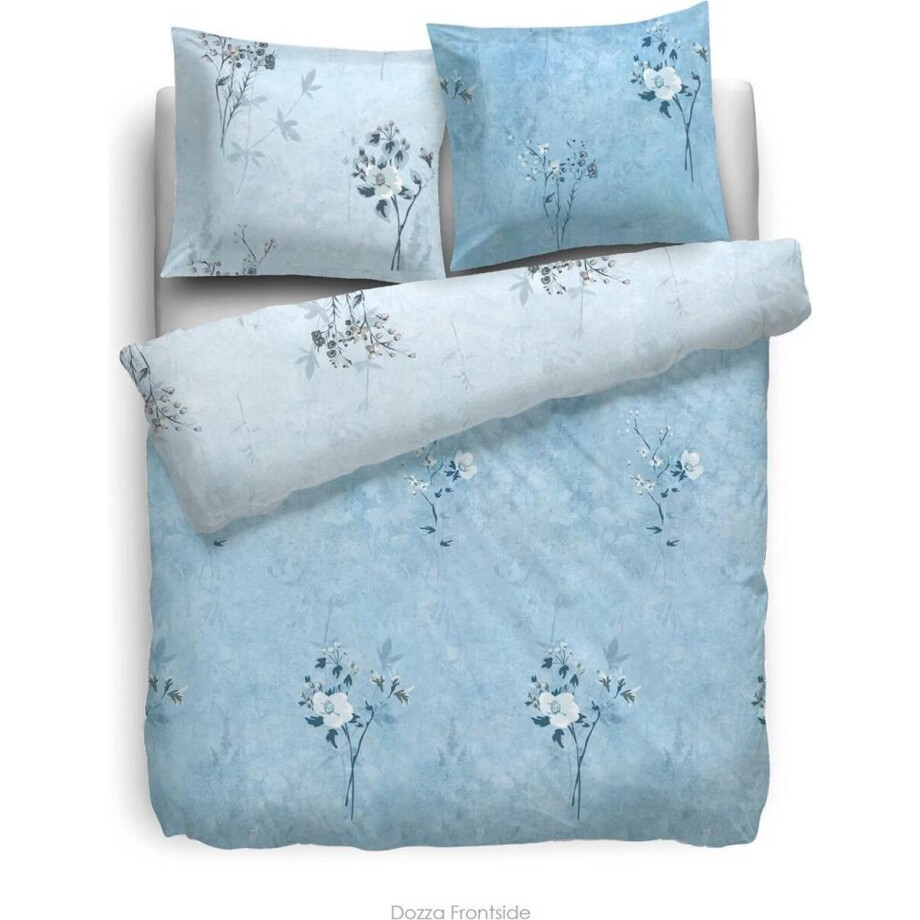 HNL Velvet Touch Ostana Dekbedovertrek - Litsjumeaux XL - 260x200/220 cm - Lichtblauw HNL Velvet Touch Ostana Dekbedovertrek - Litsjumeaux XL - 260x200/220 cm - Lichtblauw afbeelding 1