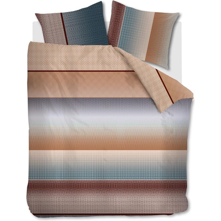 Beddinghouse Odette dekbedovertrek - Lits-Jumeaux - 240x200/220 - Blauw Grijs Beddinghouse Odette dekbedovertrek - Lits-Jumeaux - 240x200/220 - Blauw Grijs afbeelding 1