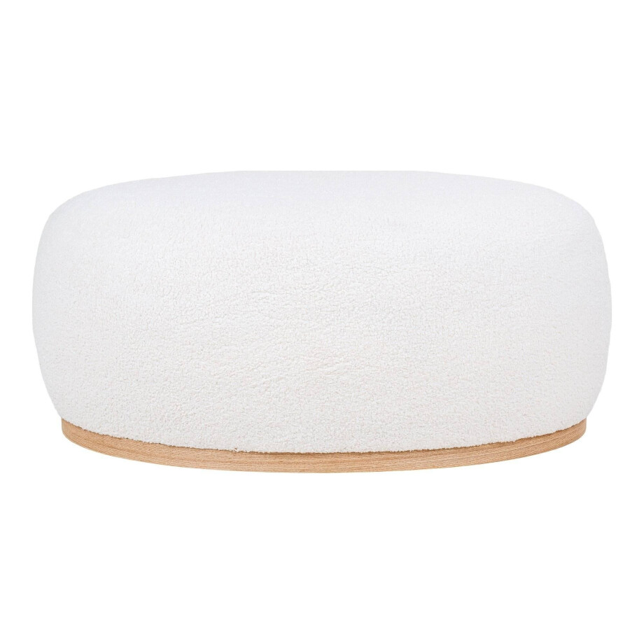 Poef Manhattan bouclé | House Nordic Poef Manhattan bouclé | House Nordic afbeelding 1