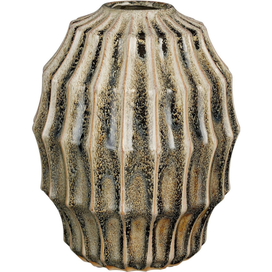 Mica Decorations Pippa Vaas - H33 x Ø27 cm - Keramiek - Groen afbeelding 1