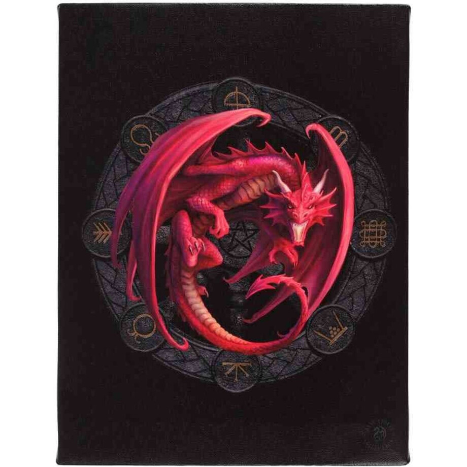 Something Different Canvas afbeelding 19x25cm Lammas Dragons of the Sabbats by Anne Stokes Multicolours Something Different Canvas afbeelding 19x25cm Lammas Dragons of the Sabbats by Anne Stokes Multicolours afbeelding 1