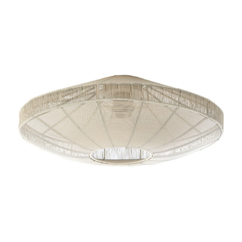 Light & Living Plafondlamp 'Bahala' 51cm, kleur Mat Crème afbeelding 1