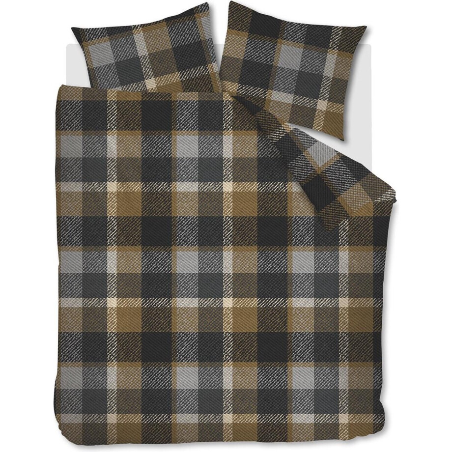 Beddinghouse Marnix dekbedovertrek - Tweepersoons - 200x200/220 - Grijs afbeelding 1