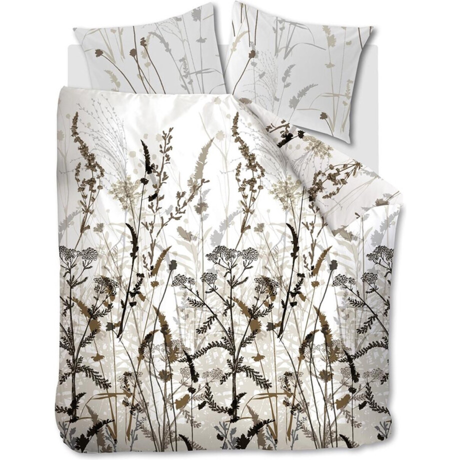 Beddinghouse Grasses dekbedovertrek - Eenpersoons - 140x200/220 - Naturel afbeelding 1