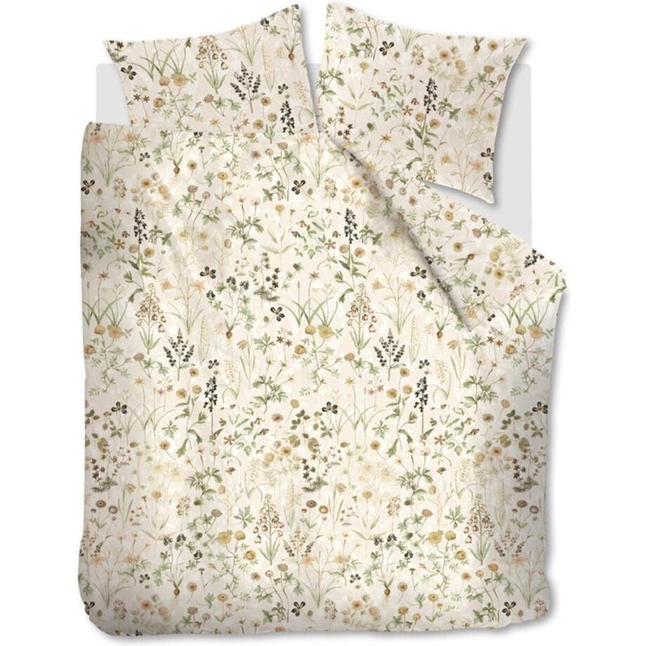 Beddinghouse Olivia dekbedovertrek - Eenpersoons - 140x200/220 cm - Naturel Beddinghouse Olivia dekbedovertrek - Eenpersoons - 140x200/220 cm - Naturel afbeelding 1