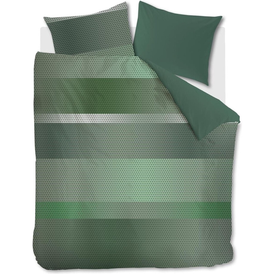 Beddinghouse Dutch Design Love song dekbedovertrek - Eenpersoons - 140x200/220 cm - Groen Beddinghouse Dutch Design Love song dekbedovertrek - Eenpersoons - 140x200/220 cm - Groen afbeelding 1