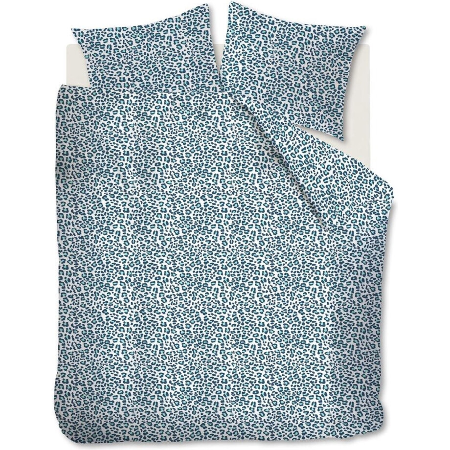 Ambiante Siara dekbedovertrek - Lits-Jumeaux - 240x200/220 - Blauw Ambiante Siara dekbedovertrek - Lits-Jumeaux - 240x200/220 - Blauw afbeelding 1